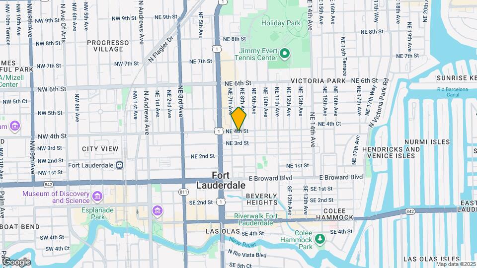 360 NE 7th Ave Map and Location Details