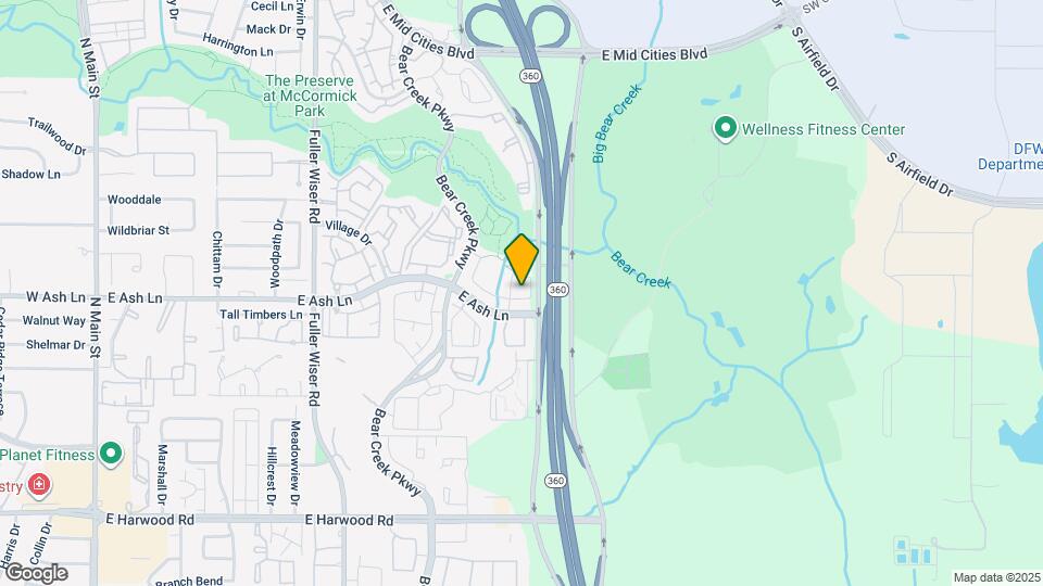 1007 Brook Forest Ln Map and Location Details