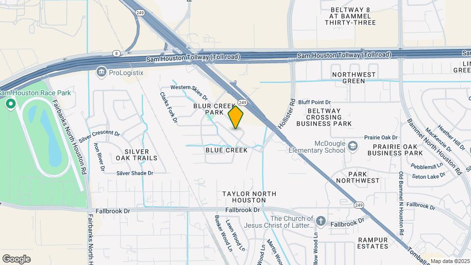 15114 Blue Creek Ranch Dr Map and Location Details