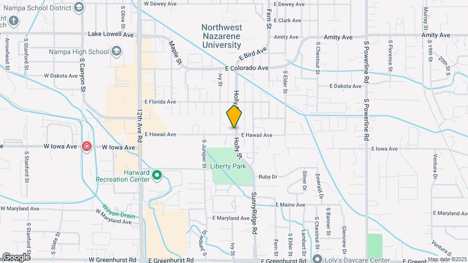 624 E Hawaii Ave Map and Location Details