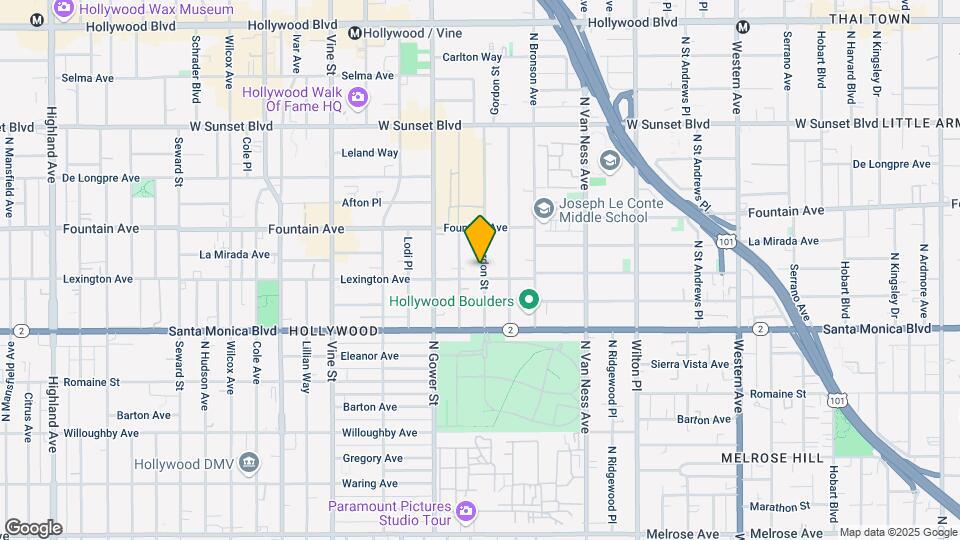1207 Gordon St Map and Location Details