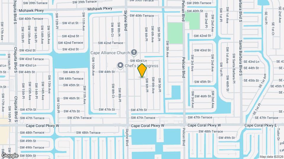 4417 SW 7th Ave Map and Location Details