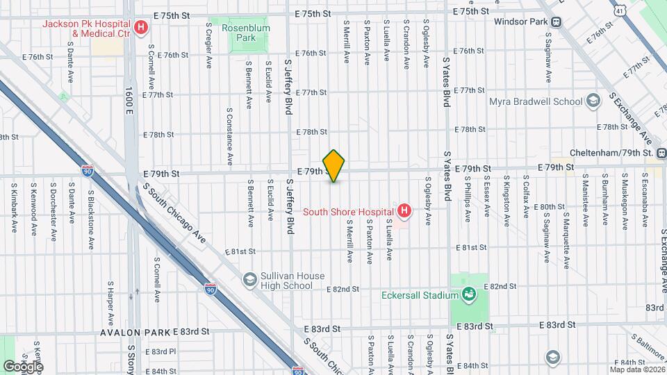 7923 S Clyde Ave Map and Location Details