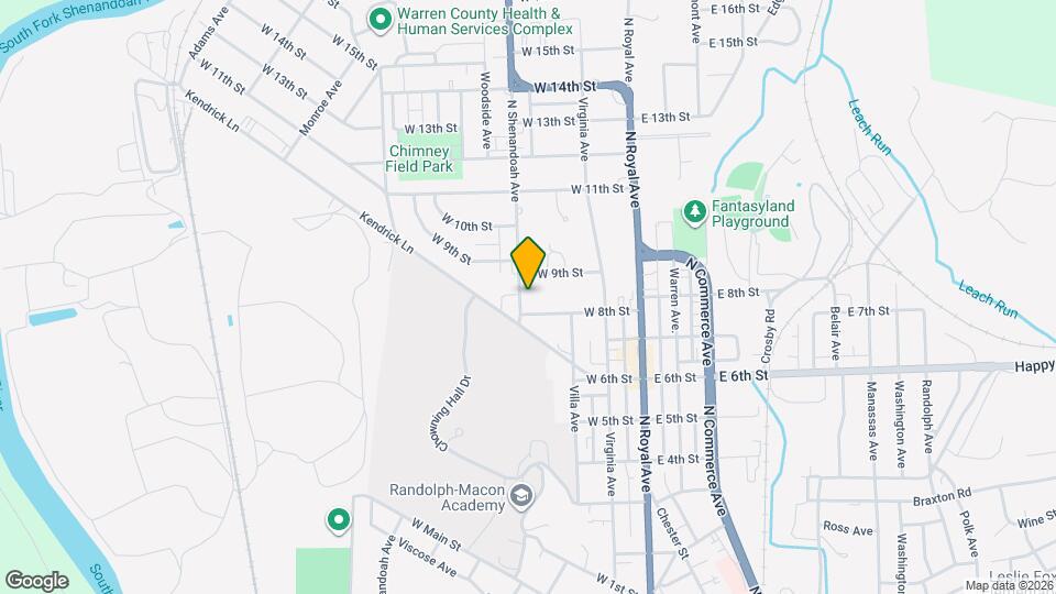 823 N Shenandoah Ave Map and Location Details