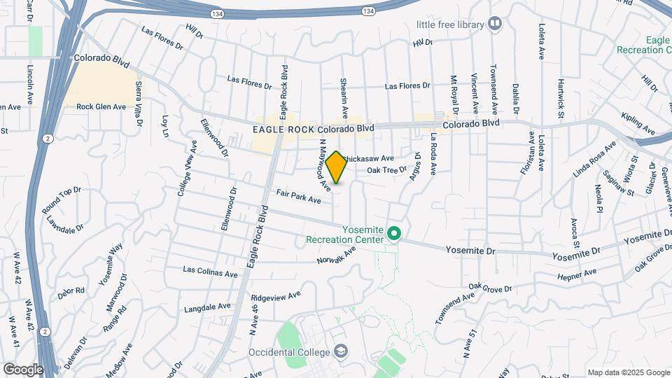 4956 N Maywood Ave Mapa y Detalles de la Ubicación
