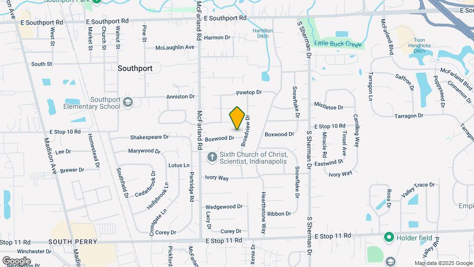 3402 Boxwood Dr Map and Location Details