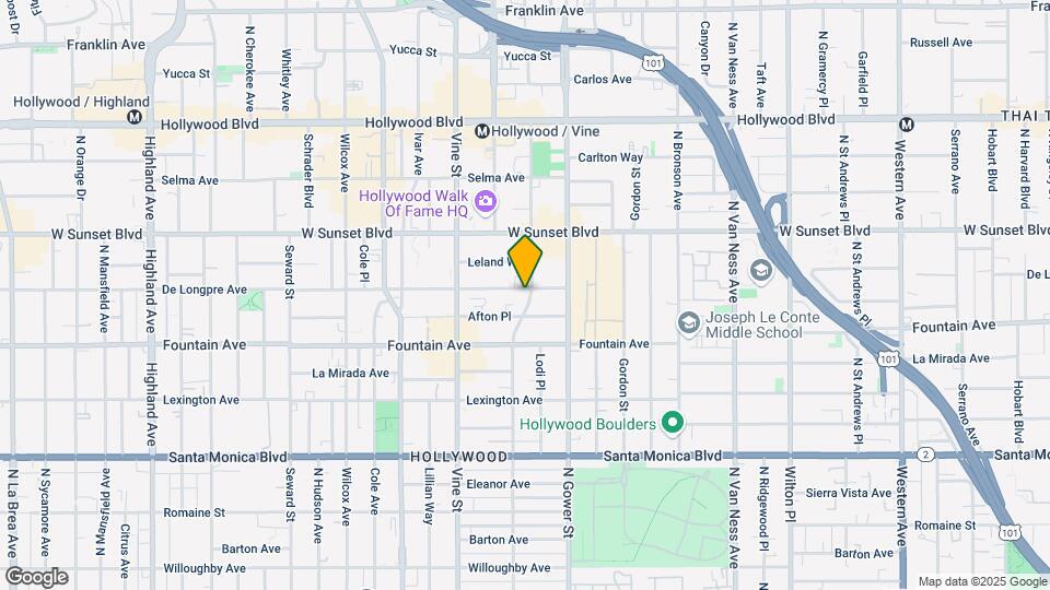 6200 De Longpre Ave Map and Location Details