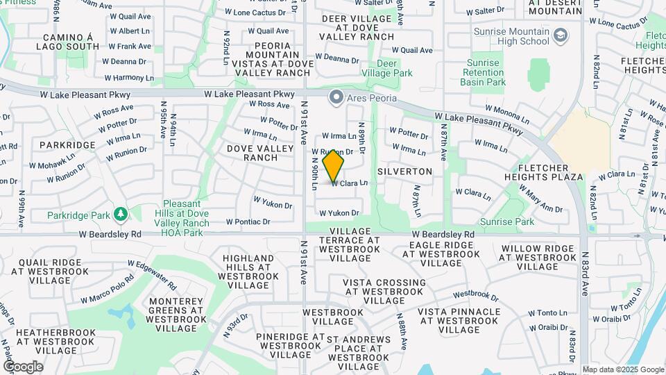 9039 W Clara Ln Map and Location Details