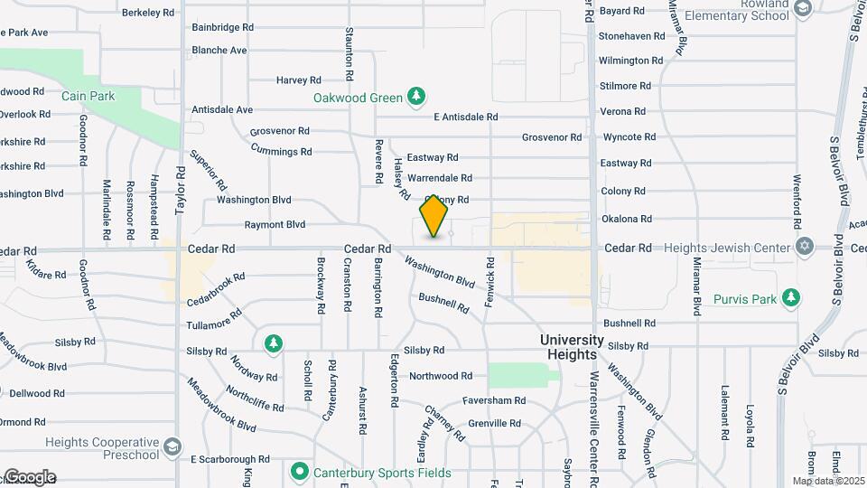 13797 Cedar Rd, Unit #302 Mapa y Detalles de la Ubicación