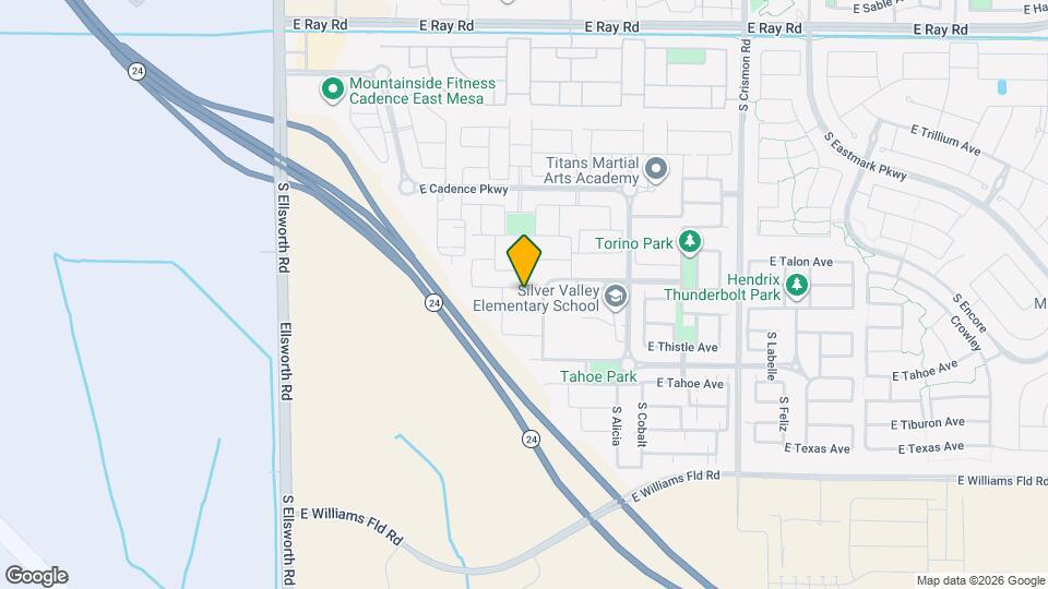 9625 E Tesla Ave Map and Location Details