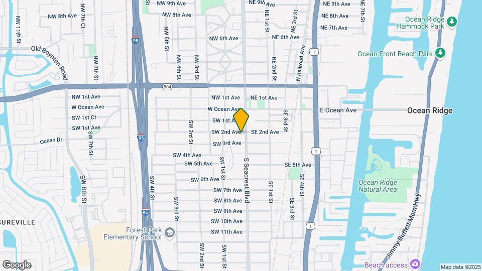 100 SW 2nd Ave-Unit -4 Map and Location Details