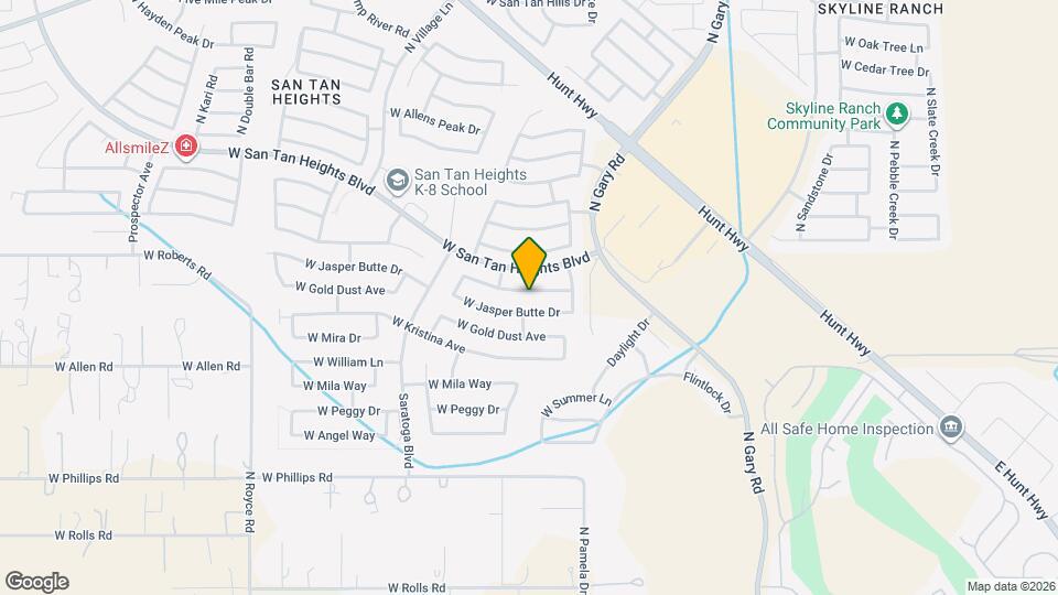 2125 W Goldmine Mountain Dr Map and Location Details