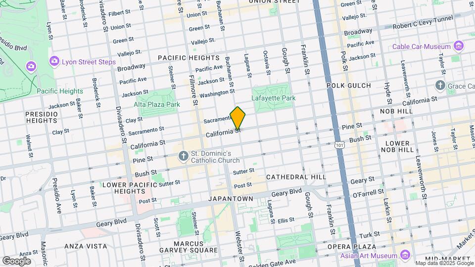 2201 California St Map and Location Details