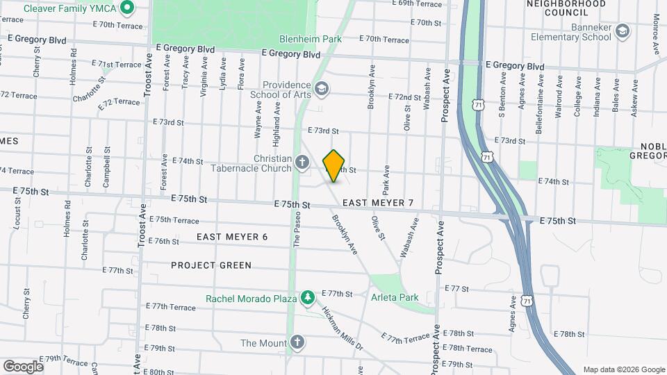 7433 Arleta Blvd Map and Location Details