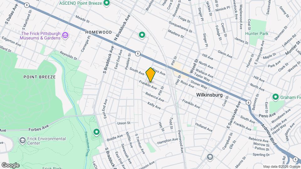 415 Franklin Ave, Unit 2 Map and Location Details