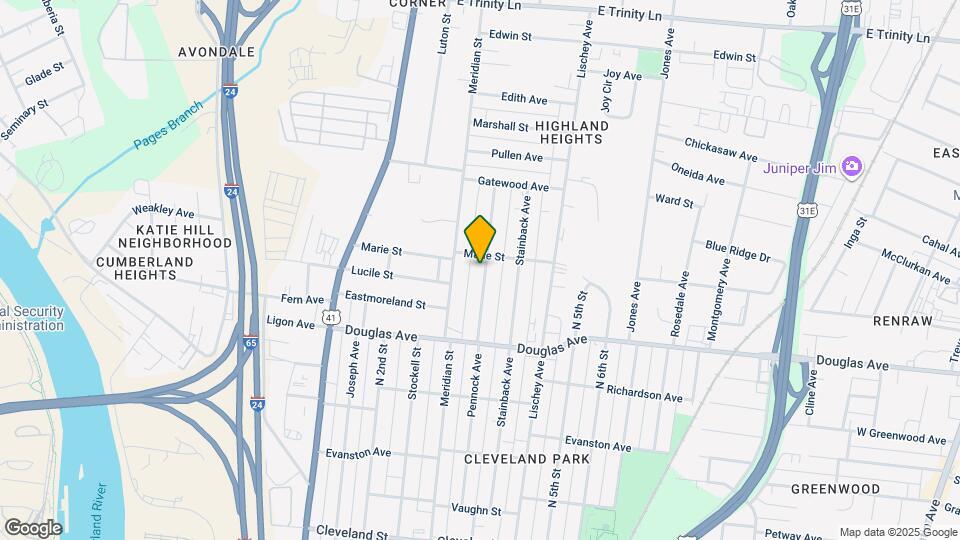 1336 Pennock Ave Map and Location Details