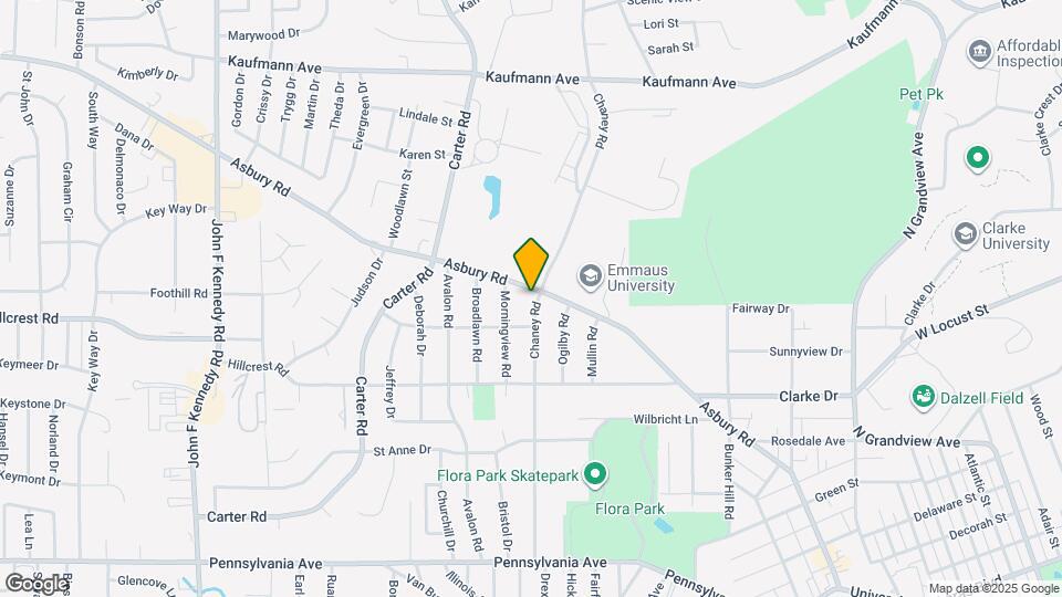 2705 Asbury Rd Map and Location Details