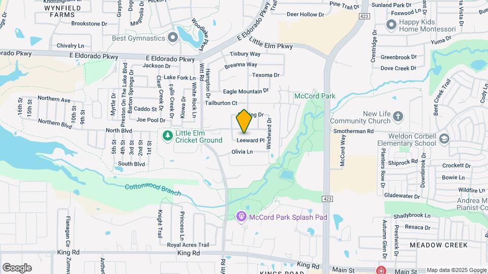2321 Leeward Pl Map and Location Details