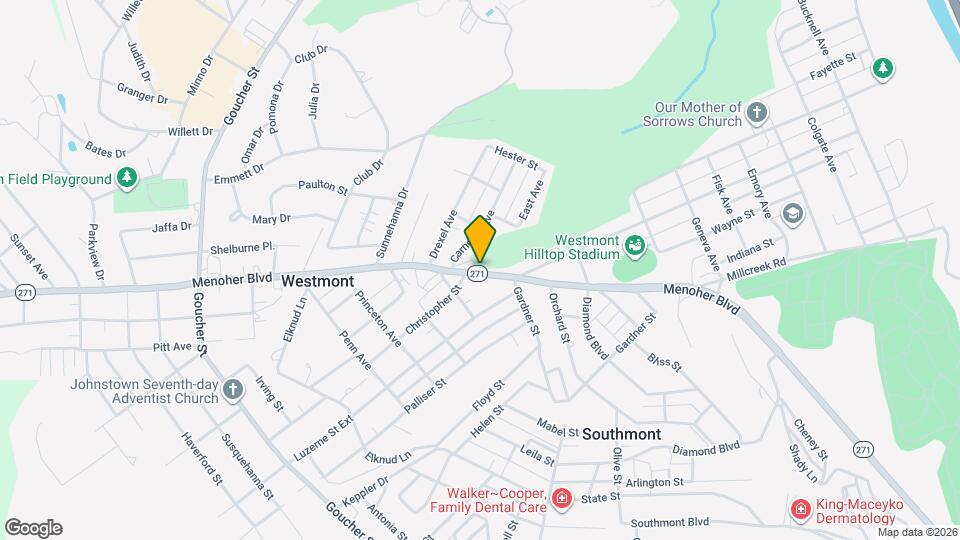 1140 Menoher Blvd Rentals in Johnstown, PA