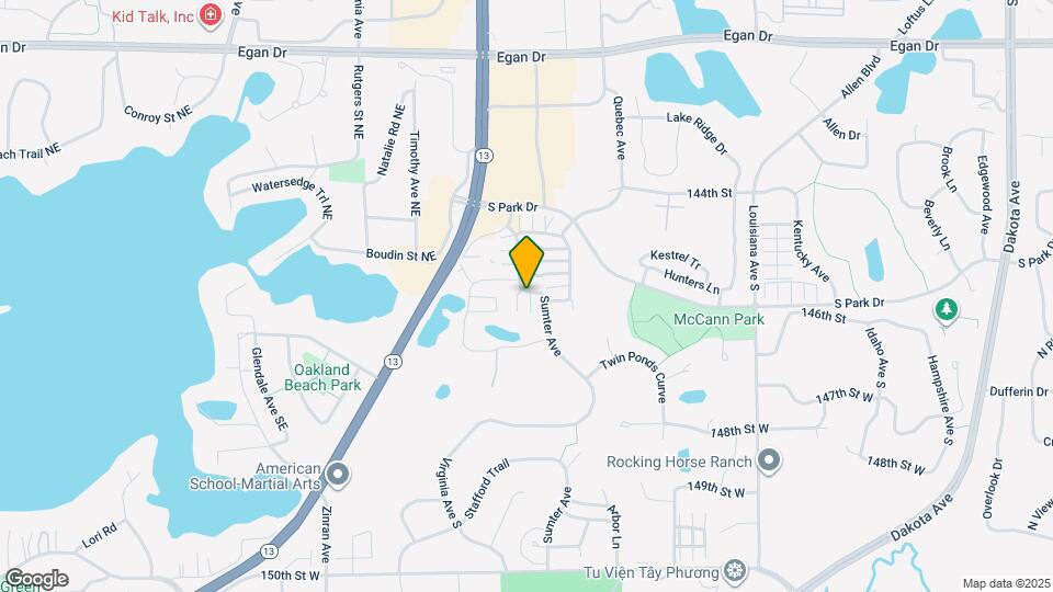 14604 Sumter Ave Map and Location Details