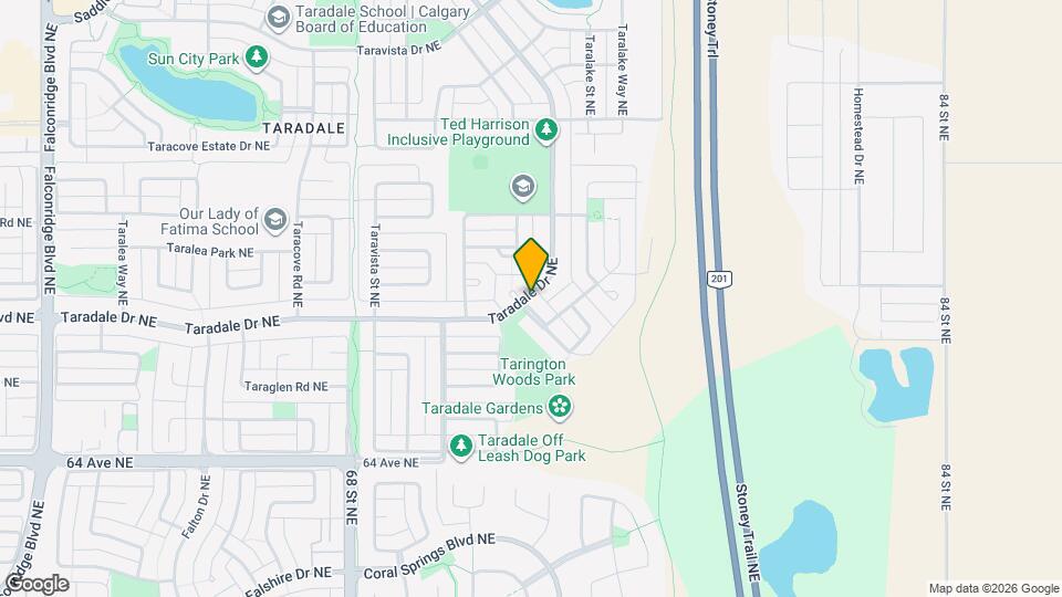 6 Tarington Gardens NE Map and Location Details