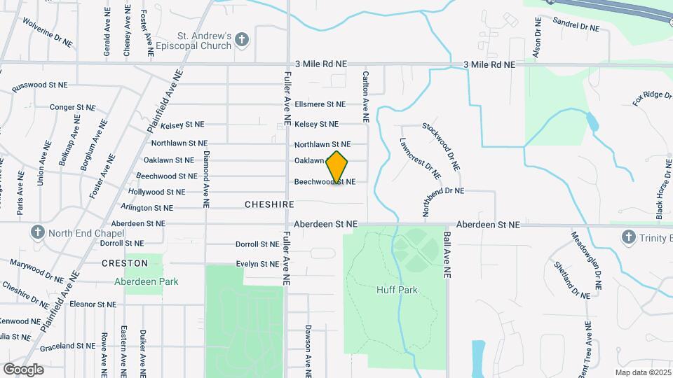 1310 Beechwood St NE Map and Location Details