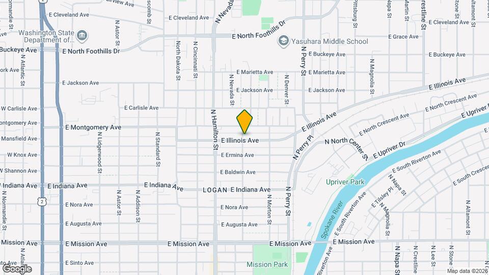 1003 E Illinois Ave Map and Location Details