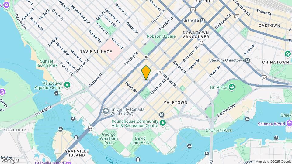 1105 Seymour St Map and Location Details