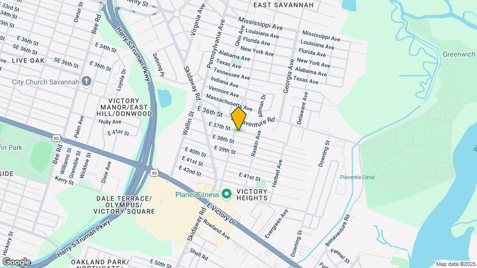 2205 E 37th St Map and Location Details