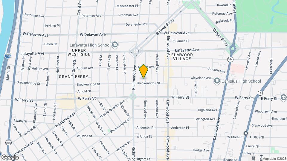 448 Norwood Ave, Unit 1 Mapa y Detalles de la Ubicación