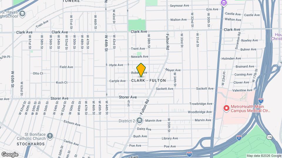 3910 Carlyle Ave Map and Location Details