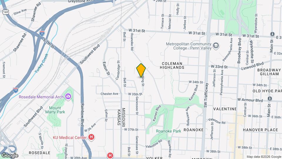 3336 Wyoming St Map and Location Details