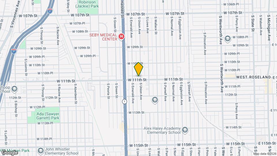 704 W 111th St Map and Location Details