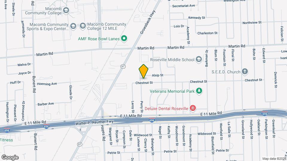 15565 Chestnut St Map and Location Details