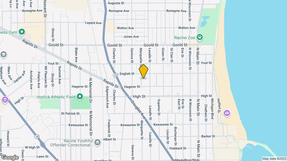 1821 Marquette St Map and Location Details