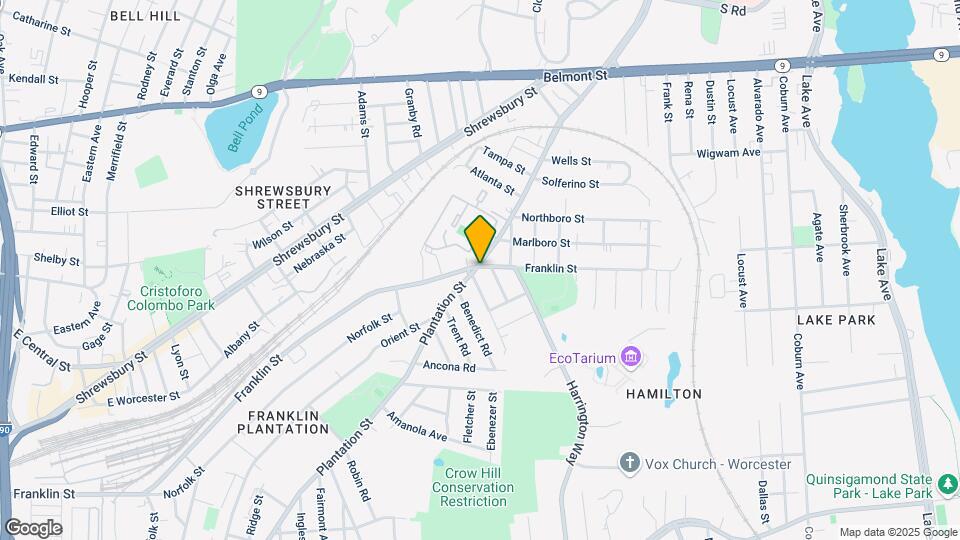 274 Plantation St Mapa y Detalles de la Ubicación
