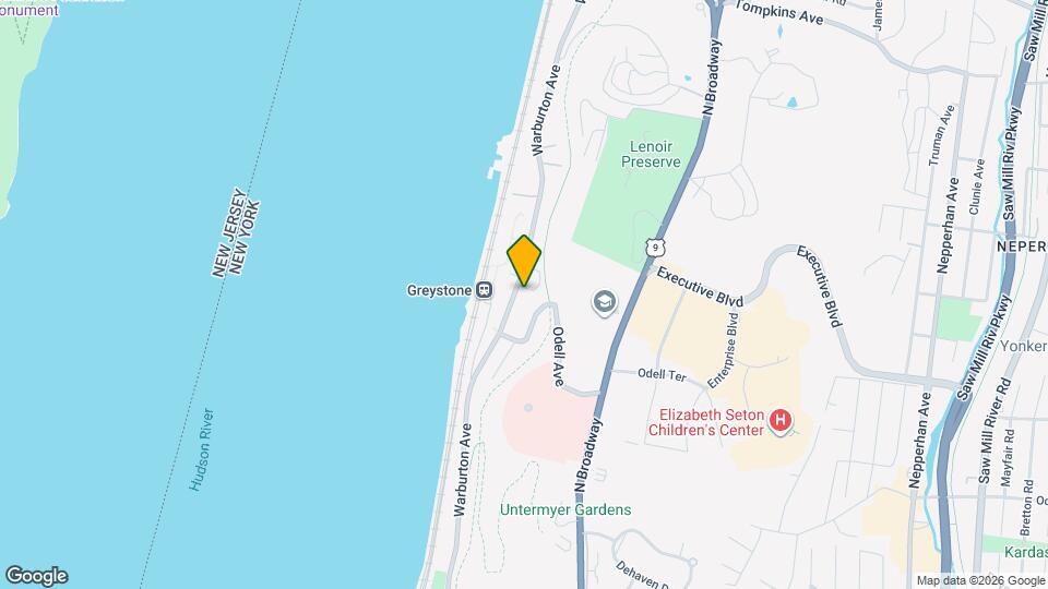 1080 Warburton Ave Map and Location Details