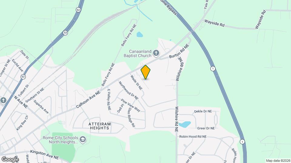 61 Highland St NE Map and Location Details