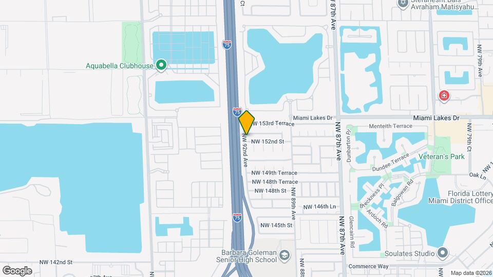 9141 NW 152nd St Map and Location Details