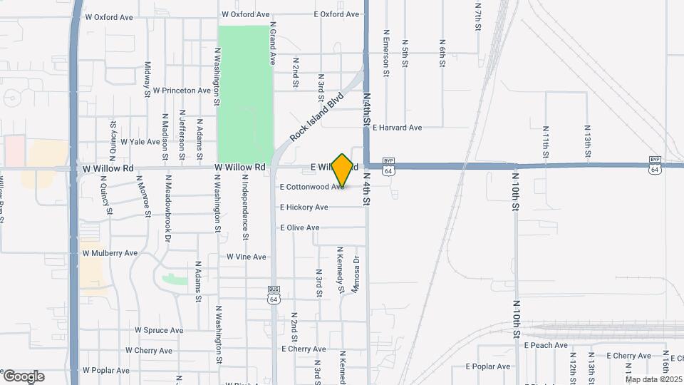 329 E Cottonwood Ave Map and Location Details