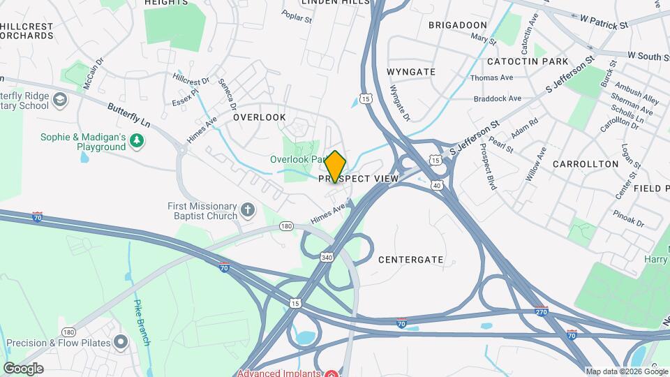 500 Bradley Ct Map and Location Details