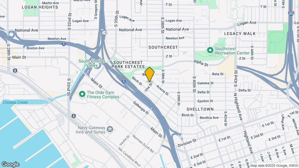 1626 Una St Map and Location Details