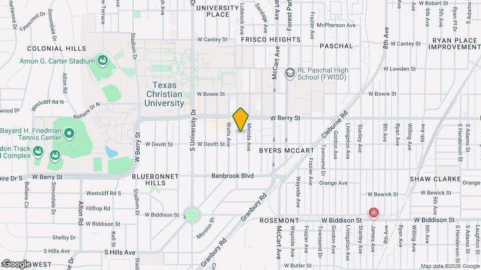 3133 Lubbock Ave Mapa y Detalles de la Ubicación