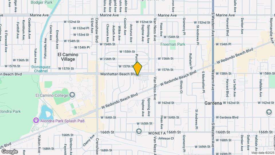 15804 Crest Ln Mapa y Detalles de la Ubicación