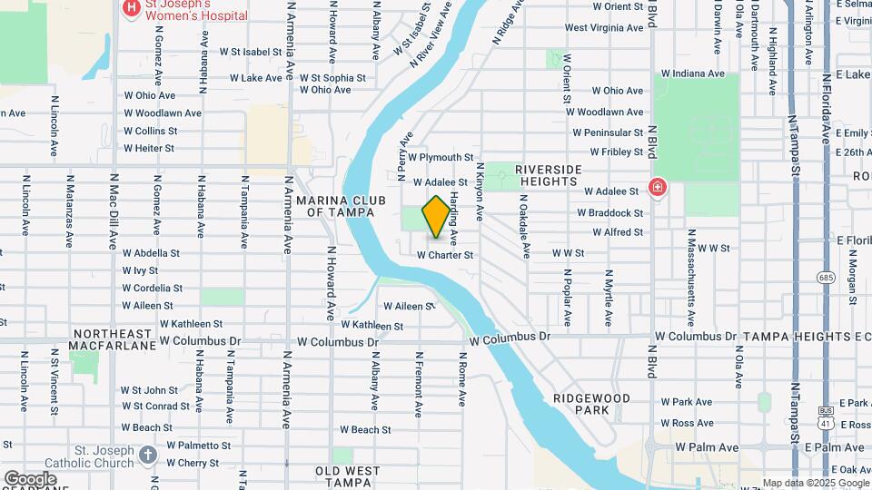 1207 W Charter St Map and Location Details