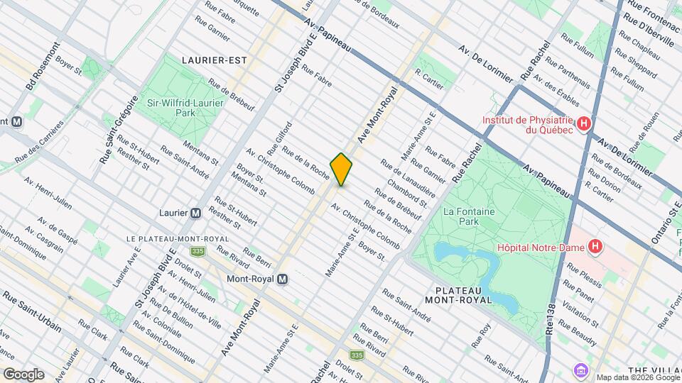 4468-4484 De La Roche Map and Location Details