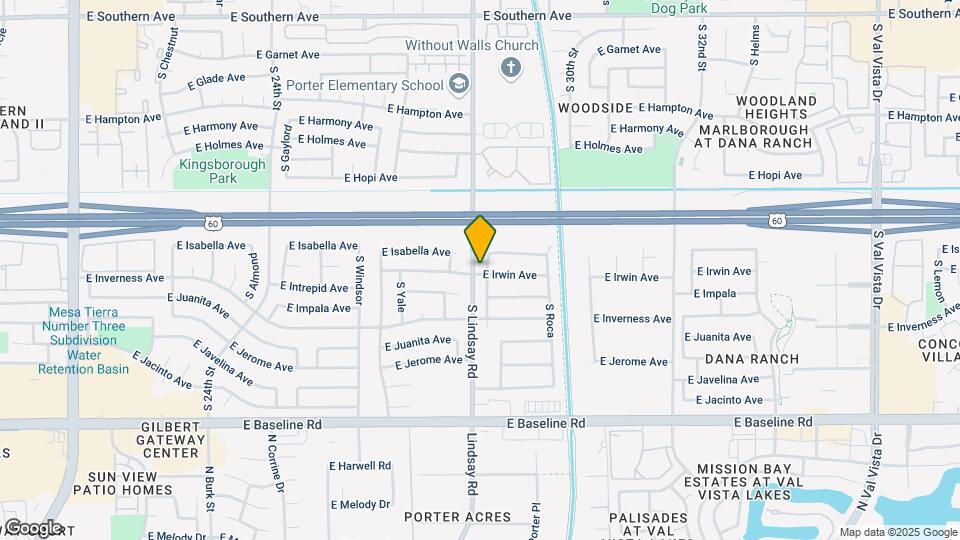 1664 S Robin Ln Map and Location Details