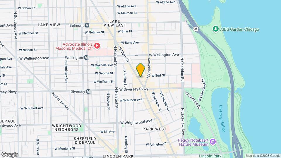 2839 N Clark St-Unit -4S Map and Location Details