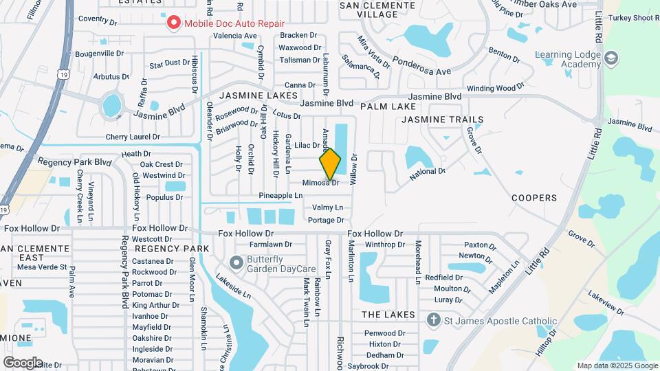 7936 Mimosa Dr Map and Location Details