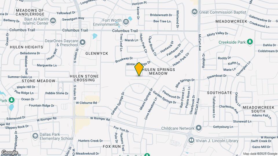 3961 Tarpon Springs Dr Map and Location Details